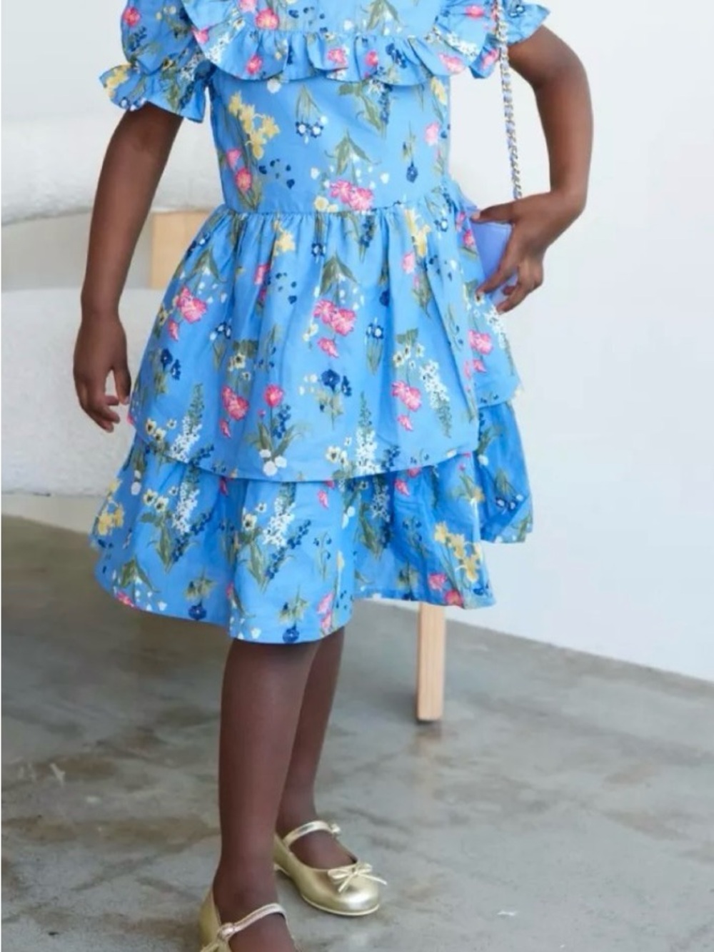 JANIE and JACK The Ruffle In Bloom Dress SZ 10